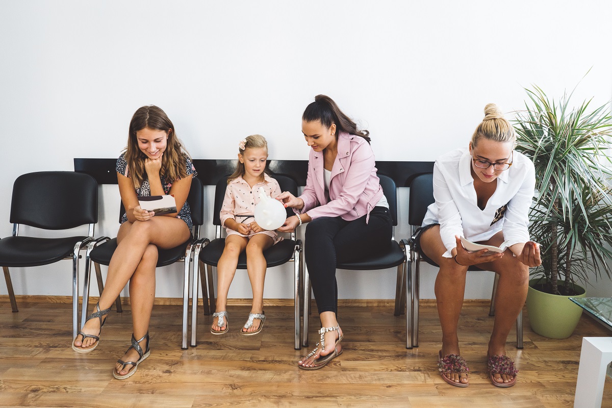 People in a waiting room